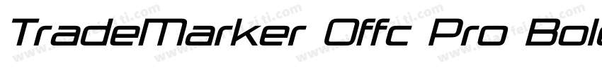 TradeMarker Offc Pro Bold字体转换